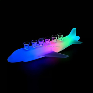 Bandeja de Avión con Logotipo Personalizado, Portavasos LED para Vino, Tequila y Whisky, para Discotecas - Product Image 3