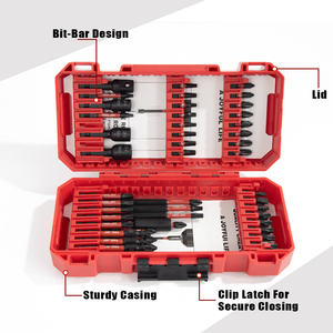 TOOLJOY Set di 55 Pezzi di Inserti per Avvitatore a Impatto in Acciaio Cromato di Alta Qualità, Cacciaviti Magnetici con Custodia Rigida OEM per Uso Industriale e Fai-da-Te - Product Image 4