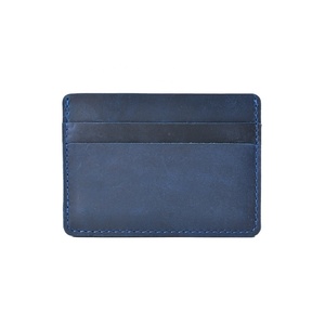 Wholesale RFID Blocking Short Open Closure Genuine Leather Men's Wallet with Polyester Lining Slim Design - Product Image 1