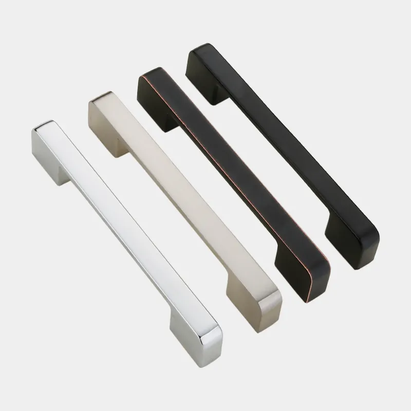 4 colors Affordable Solid Aluminum Cabinet Handle Kitchen Drawer Wardrobe Handle Pull Classic Hardware