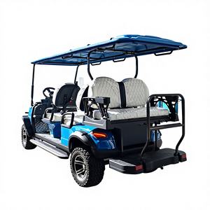 Nouveau modèle de voiturette de golf électrique 60V à 4 places, longue autonomie, châssis métallique, moteur AC 5KW, autonomie 50-70km, couleurs personnalisables - Product Image 1