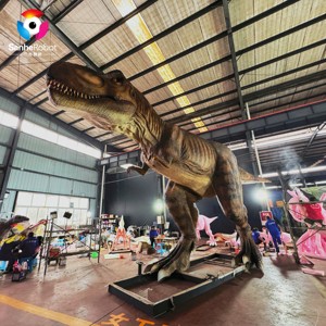 Dinosaurio Animatrónico Personalizado <span class=keywords><strong>T</strong></span> Rex, Modelo de Dinosaurio Realista de Tamaño Natural para Parque Temático o Zoológico - Product Image 6