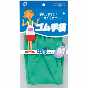 Gants de ménage en caoutchouc de poids moyen taille M - Product Image 1