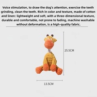 Jouet sonore pour chien avec des motifs d'animaux intéressants, adapté à la mastication et à la dentition, jouet interactif en peluche