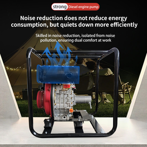 Pompa per Motore Diesel XINBATE, Elevata Portata, Pompa Acqua a Risparmio Energetico, Nuovo Modello 173F, Potente Pompa Acqua Diesel a Vibrazione - Product Image 3
