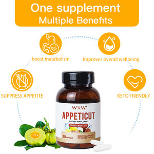 แคปซูลลดความอยากอาหาร WXW สารสกัดจากผลส้มแขก ยาลดน้ำหนัก สมุนไพรลดน้ำหนัก เผาผลาญไขมัน แคปซูลดีท็อกซ์ลดน้ำหนัก - Product Image 2