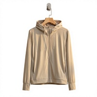 Cardigan en maille anti-UV UPF50+ pour l'été, veste de protection solaire pour hommes et femmes, antibactérien 7A, anti-insectes, résistant aux plis, à capuche