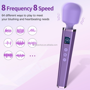 Vibrateur puissant pour adultes, jouet sexuel, baguette vibrante, gode, vibrateur clitoridien, baguette de massage avec affichage - Product Image 3