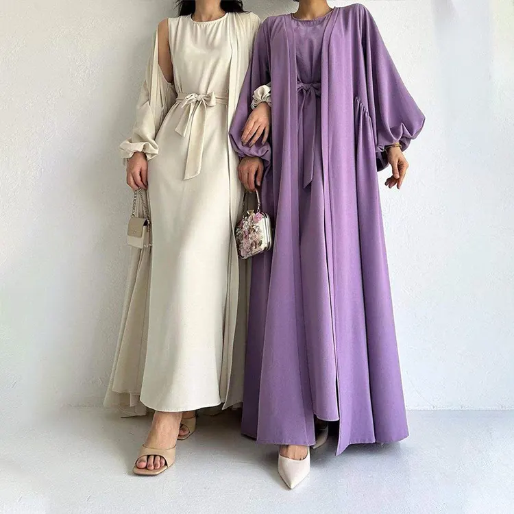 Arabische Dubai Kaftan Stil Abschluss ball ethnische Abaya Damen Mädchen plus Größe Frauen muslimische Freizeit kleider