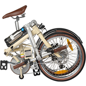 EU Warehouse Aluminum Alloy Rear <b>Hub</b> Lightweight Design 250W 36V5.2AH Lithium Battery 20 1.35-inch Tire <b>Electric</b> Folding bicycle - Product Image 4