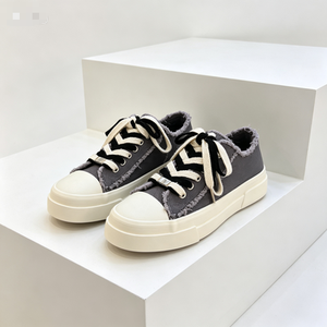 Chaussures décontractées tendance en toile pour hommes <span class=keywords><strong>All</strong></span> Stars, respirantes, à lacets, avec doublure en mesh et semelle extérieure en caoutchouc, pour toutes les saisons, travail et marche - Product Image 2