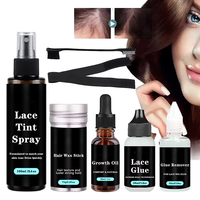 Nouvelle perruque Set d'installation Outils d'extension de cheveux Kit de test de collecte pour perruques de cheveux et lace frontals