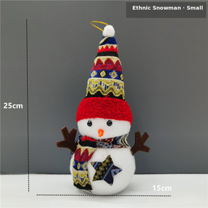 Handmade <b>Christmas</b> Gift Decorations Snowman Doll Figurine Fabric <b>Christmas</b> Tree Ornament Indoor Use Mall <b>Window</b> <b>Display</b> - Product Image 6