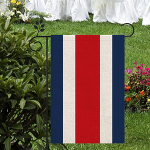 Drapeau du Costa Rica matériel de lin extérieur 12x18In transfert thermique imprimé Style suspendu Durable plusieurs Styles disponibles - Product Image 5