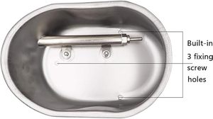 Thép không gỉ heo con tự động Bát nước với núm vú uống kit, động vật nhỏ tự động tưới nước bebedero de cerdo - Product Image 3