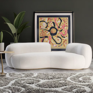 Sofá Seccional de tela de diseño nórdico moderno para oficina y salón de espera, nuevo sofá de tela para Hotel, Villa, uso en oficina - Product Image 1