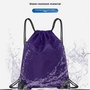Nouveau sac à dos décontracté unisexe 20L en tissu Oxford multifonctionnel pour le <span class=keywords><strong>basketball</strong></span>, le marathon, la course, à double bretelle, avec cordon de serrage, épaule incurvée - Product Image 4
