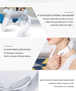 Masseur cervical DQ-F2, instrument de massage de la colonne cervicale, compresse chaude, protecteur du cou, micro-courant pulsé, massage des épaules et du cou - Product Image 4