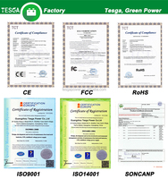 Batterie au plomb-acide AGM TESGA TE2.3-12 12V2.3Ah avec une durée de vie de 500 cycles et un prix d'usine