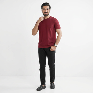 Camiseta de Alta Calidad 100% Algodón 180gs para Hombre, Diseño Liso, Venta al Por Mayor, Precio Bajo, Mejor Calidad, Marca, Manga Corta - Product Image 1
