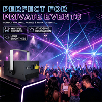 Sistema de Iluminación Láser de Alta Potencia de 15W para Clubes, Bares, Conciertos y Eventos, Disponible en Almacén Local en EE. UU.