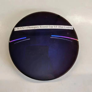 1,56 UV ++ Photogrey Round-Top S/F Lentes bifocales ópticas con revestimiento azul con efecto de visión fotocromática clara - Product Image 5