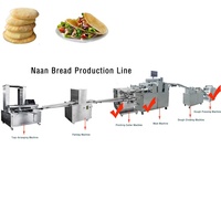 Machine automatique multifonctionnelle pour la fabrication de naan et de roti tandoori, équipement de boulangerie commercial pour usine alimentaire