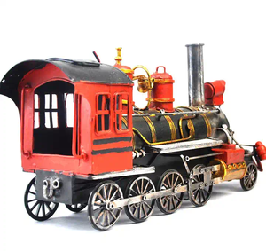 Rétro modèle moteur à vapeur <span class=keywords><strong>train</strong></span> mini <span class=keywords><strong>train</strong></span> en métal à vendre fer américain grand garçon modèle <span class=keywords><strong>train</strong></span> photographie accessoires - Product Image 5