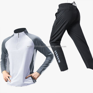 Traje Deportivo Unisex con Media Cremallera para Entrenamiento, Ropa de Primavera para Correr, Secado Rápido, Anti-UV, Estampado, Transpirable, para Senderismo y Escalada al Aire Libre, con Riñonera - Product Image 5