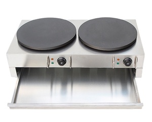 เครื่องทำเครปและแพนเค้กแผ่นคู่ CE สำหรับการค้าเครื่องทำเครปไฟฟ้า - Product Image 3