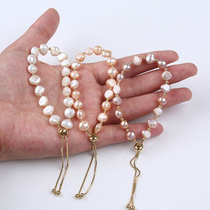 Vòng tay ngọc trai nước ngọt tự nhiên hình dáng Baroque sang trọng bán buôn dành cho nữ - Product Image 6