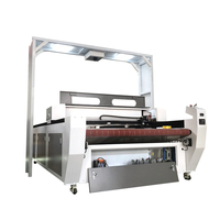 Machine de découpe laser automatique de type portique pour tissus et cuir avec support IA, caméra CCD 1626, haute vitesse et refroidissement par eau