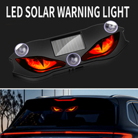 KEBOSIED - Lumières d'ambiance pour voiture, deuxième génération, yeux de démon solaires, lumières LED pour fenêtres de voiture, lumières décoratives, lumières d'atmosphère