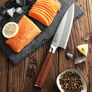 <span class=keywords><strong>Cuchillo</strong></span> de Chef Japonés de Acero Alemán 1.4116, <span class=keywords><strong>Cuchillo</strong></span> para Sashimi y Salmón, Mango de Madera de Palisandro, Gran Venta - Product Image 5