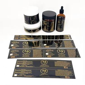 High Grade Printing Bottle Vial <b>Sticker</b> <b>Logo</b> Custom Perfume Cosmetic Packaging Labels - Product Image 2