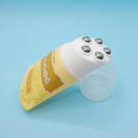 Tube cosmétique multifonction vide en plastique rechargeable, très vendu, avec 5 billes roulantes pour masque facial et soins de la peau, 30-120 ml