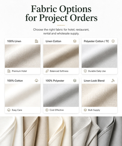 100% Cotton Linen Napkin Chair Covers-Customizable Colors for Easter Weddings Parties-Decorative <b>Tablecloths</b> Dining Accessories - Product Image 5