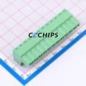 DB2EK-5.0-12P-GN-S Plug-in Terminal Block P=5mm Connector ( Connector Type: Male Plug )( Construction: 1x12P )( Pitch: 5mm ) - Product Image 2