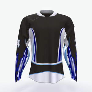 เสื้อเจอร์ซีย์เล่นฮอกกี้แบบไม่มีลายสั่งทำได้ - Product Image 6