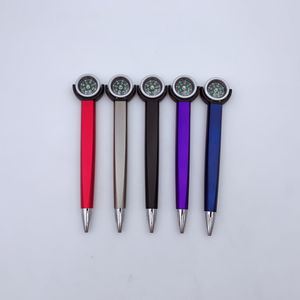 Stylo à bille avec <span class=keywords><strong>boussole</strong></span> au design original, logo personnalisé, stylo à bille en plastique - Product Image 3