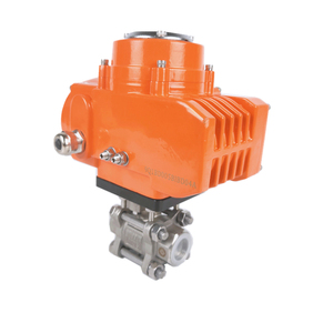 Válvula de bola motorizada de acero inoxidable de 2 vías, a prueba de explosiones, con control proporcional 0-10V 4-20mA, rosca para gas, OEM Q911F-16P-EX-1 - Product Image 1