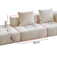 Fauteuil pliable de salon Union Win Factory Raymond en mousse compressée en boîte, ensemble de meubles compressibles, canapé compressé