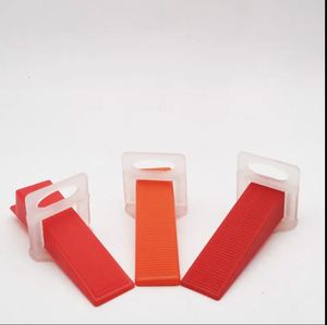 แผ่นรองกระเบื้องพลาสติก100ชิ้น/ถุงสำหรับวัสดุปูพื้น PE ดีไซน์ทันสมัย - Product Image 3