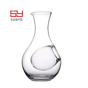 Carafe à <span class=keywords><strong>whisky</strong></span> et à vin en verre japonais classique, faite à la main et personnalisée, avec poche à glace, carafe à saké froide, carafe à saké - Product Image 6