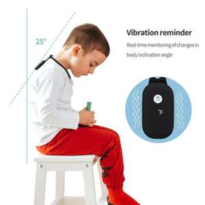 Vibration Posture Corrector Posture Reminder Improving the Hunchback Posture Corrector <b>Trainer</b> Suitable for <b>Working</b> Studying - Product Image 4