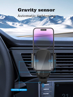 LDNIO MW21 Support de voiture à rotation de 360 degrés Support de téléphone rétractable pour voiture Bras télescopique Support de téléphone à ventouse