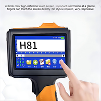 Imprimante à jet d'encre portable H81 facile à utiliser, interface conviviale de 12,7 mm pour les petites entreprises, création de logo DIY sur papier et carton