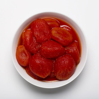 Tomates pelées de qualité supérieure, légumes frais en conserve, tomates en conserve en boîte avec eau salée, conservées