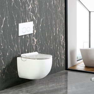 Inodoro suspendido de pared, venta al por mayor de fábrica, barato, liquidación de stock, sanitario, WC chino montado en la pared - Product Image 4