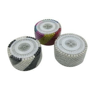 Hot Bán Bóng Đầu Ngọc Trai Màu Trang Trí May Thợ May May Thêu Pins - Product Image 4